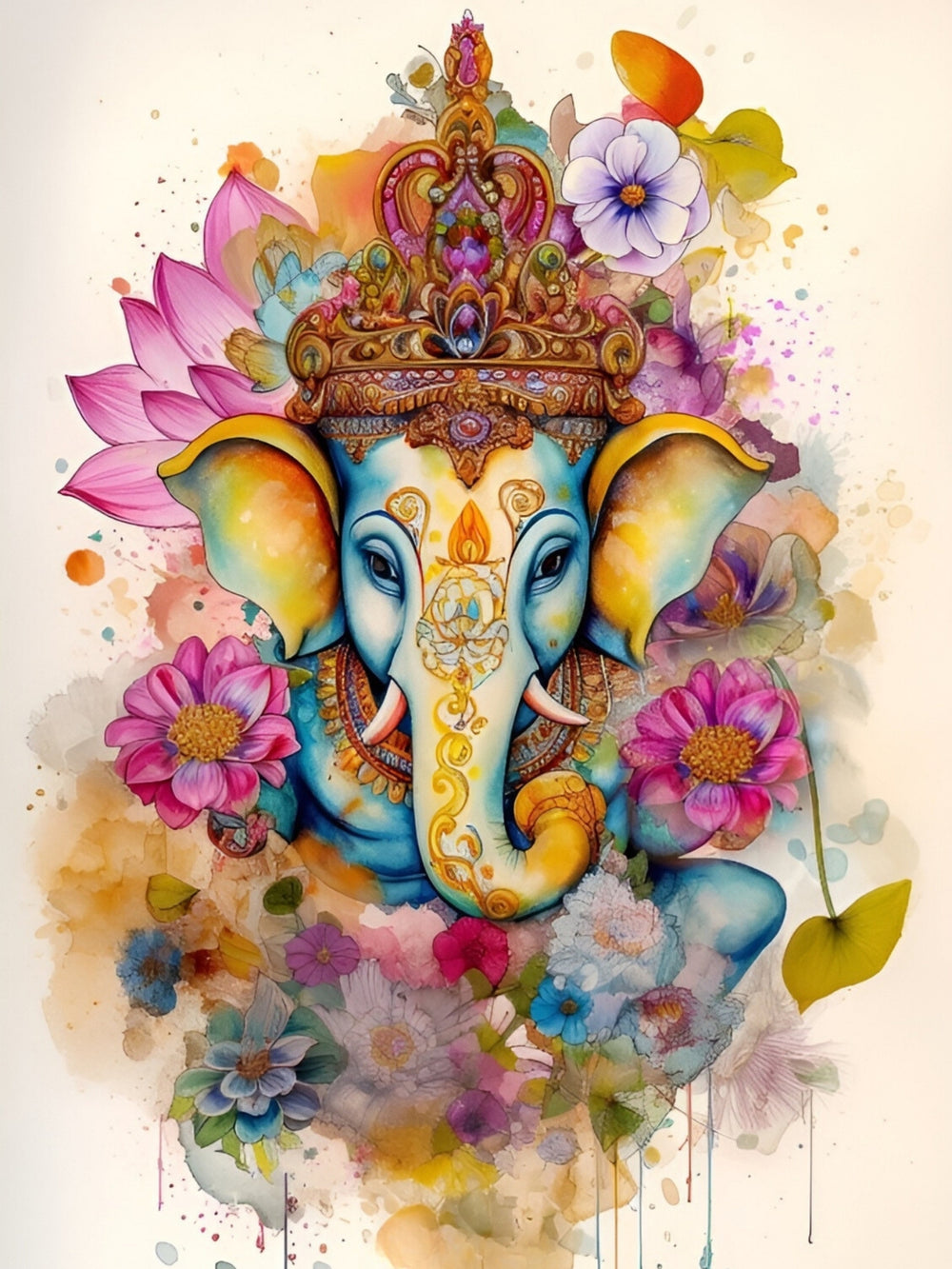 Ganesh Wall Art Frame Perfect For Home Decor