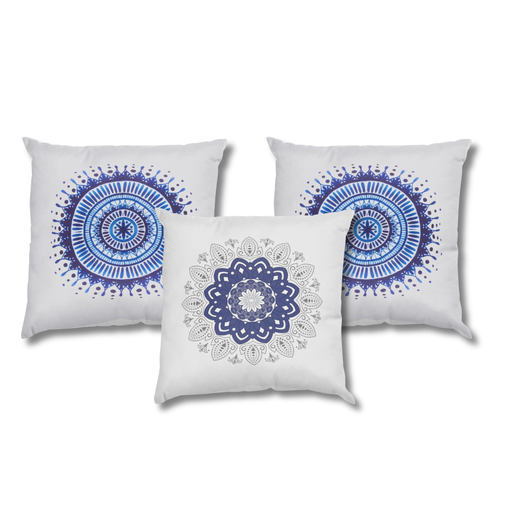 Set Of 3 Digital Printed Canvas Cushion Cover