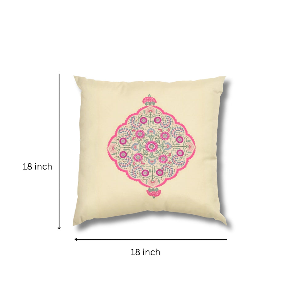 Set Of 3 Digital Printed Rangoli Cushion Cover