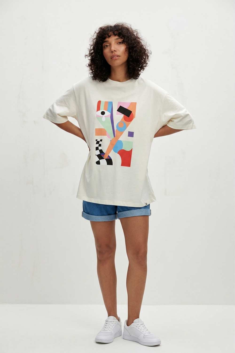 Women Printed Oversized T-shirts