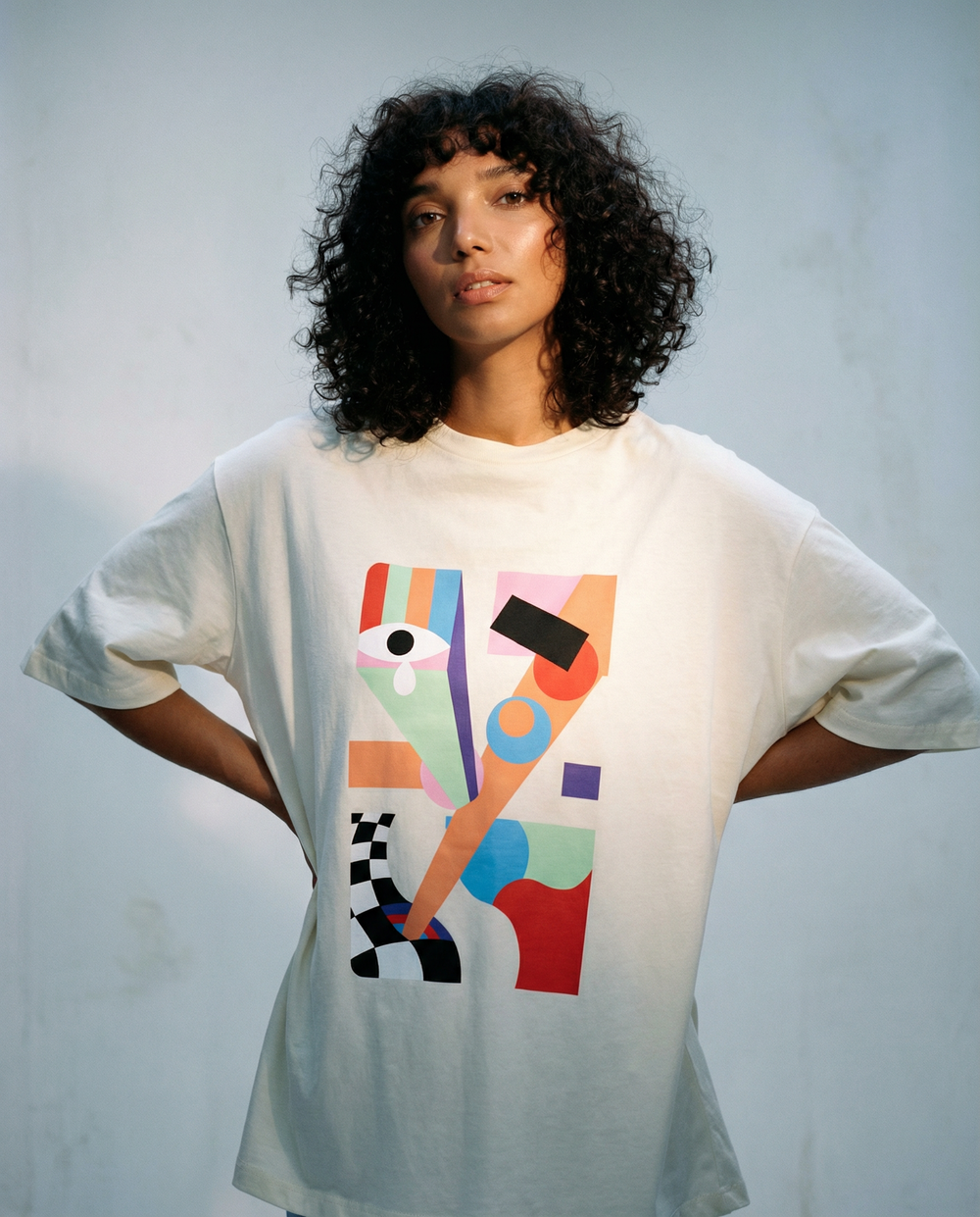 Women Printed Oversized T-shirts