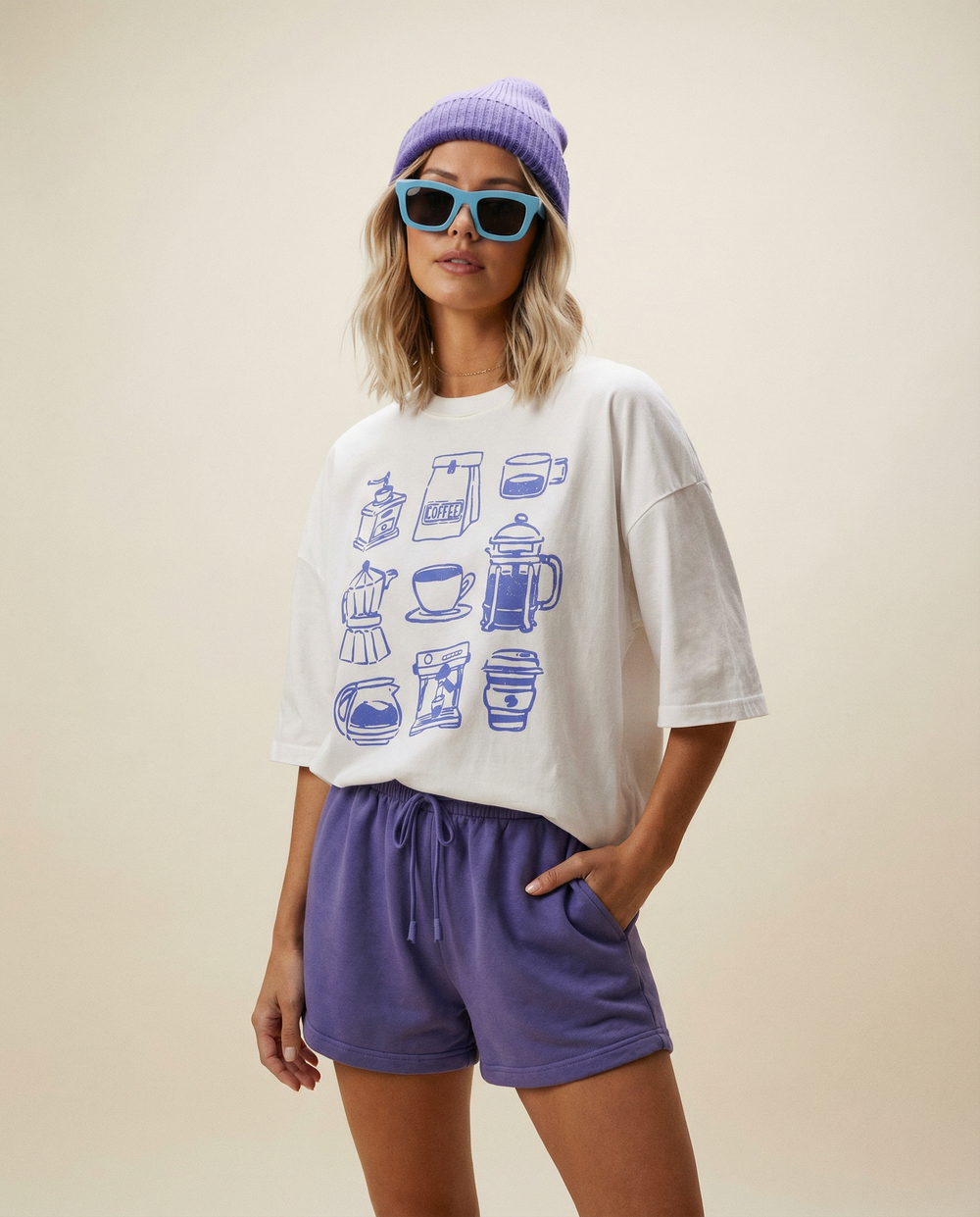 Women Printed Oversized T-shirts