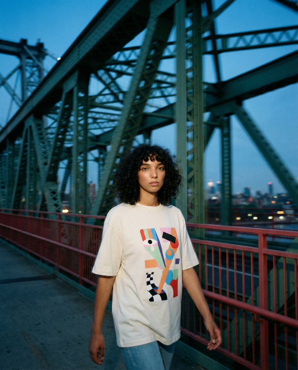 Women Printed Oversized T-shirts