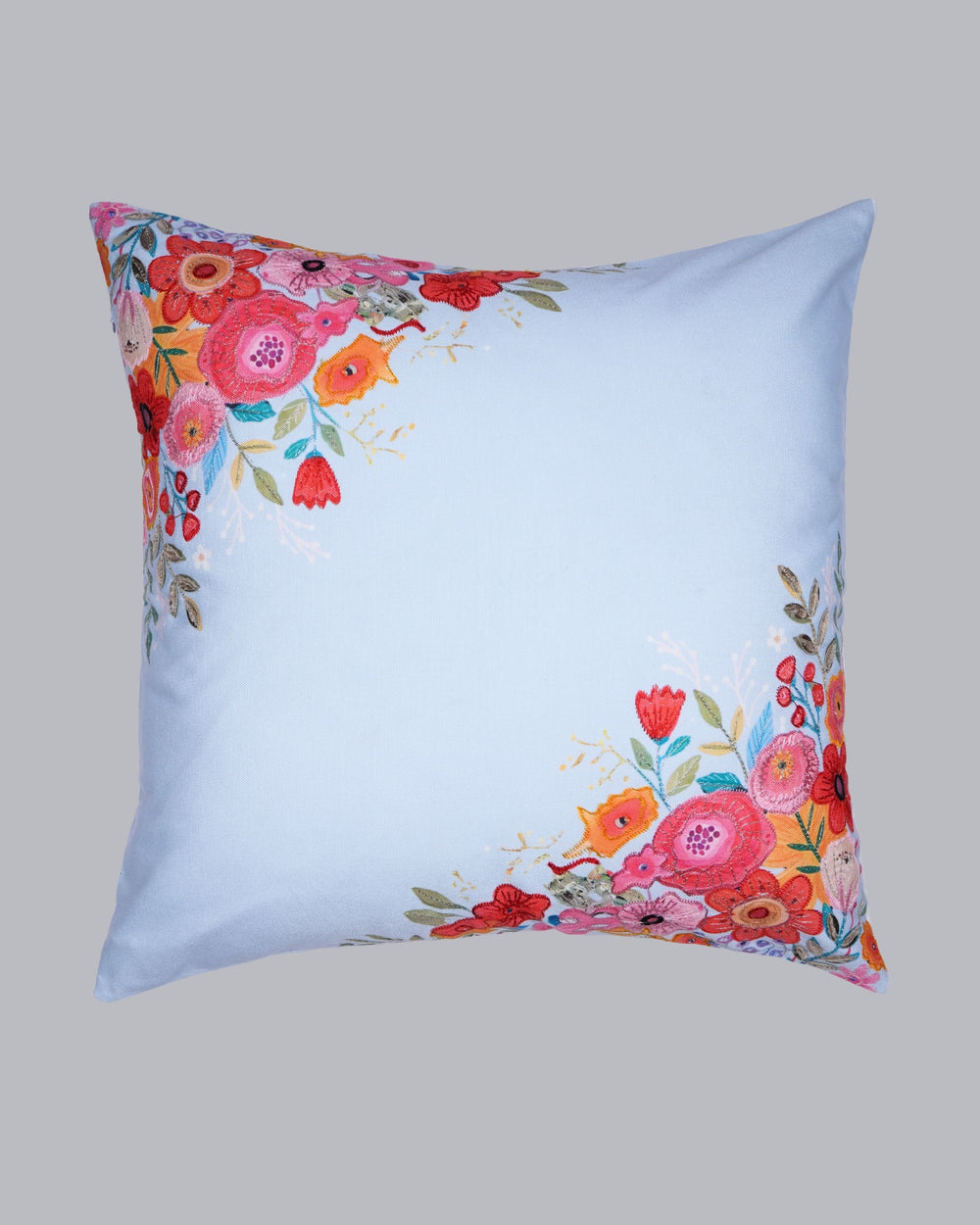 Set Of 3 Digital Printed & Embroidered Cushion Cover