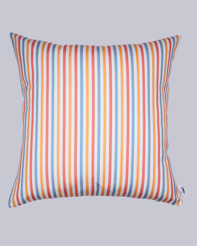 Set Of 3 Digital Printed & Embroidered English Floral Cushion Cover