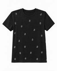 Crystal Embellished Cotton Regular T-shirt