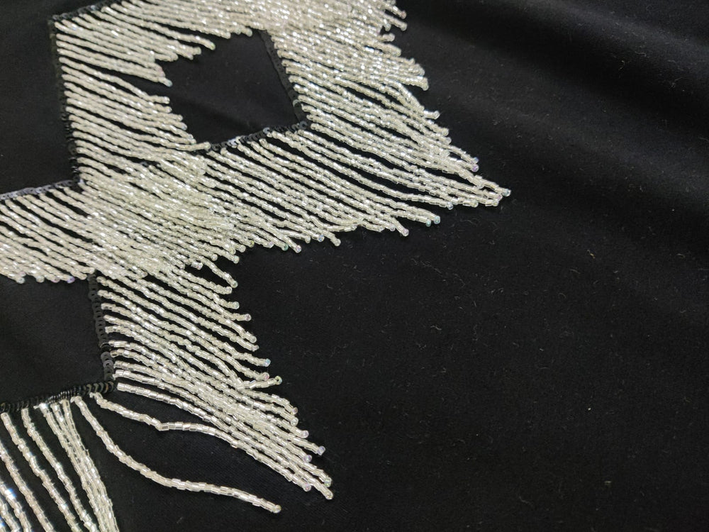 Crystal Embellished Cotton Regular T-shirt
