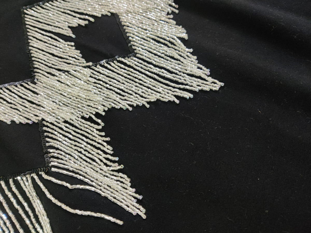 Crystal Embellished Cotton Regular T-shirt