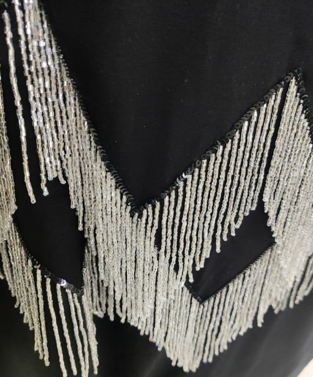 Crystal Embellished Cotton Regular T-shirt