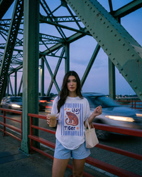 Women Easy Tiger Printed Cotton T-Shirt