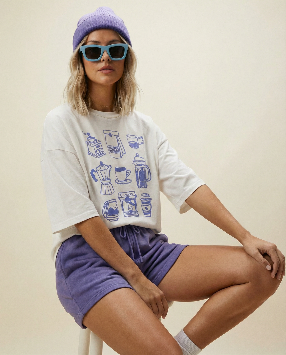 Women Printed Oversized T-shirts