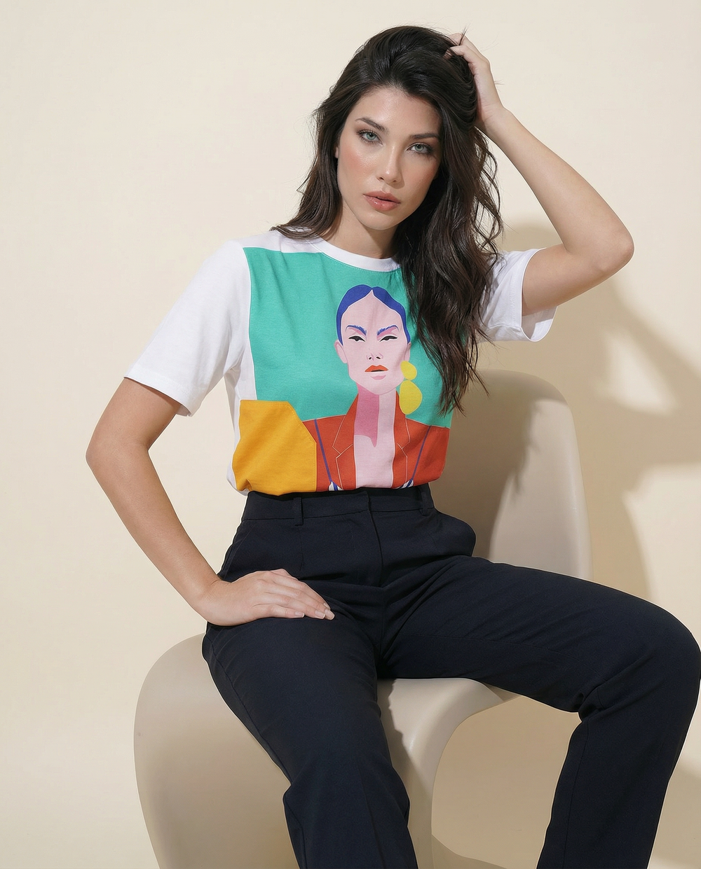 Women Printed Oversized T-shirts