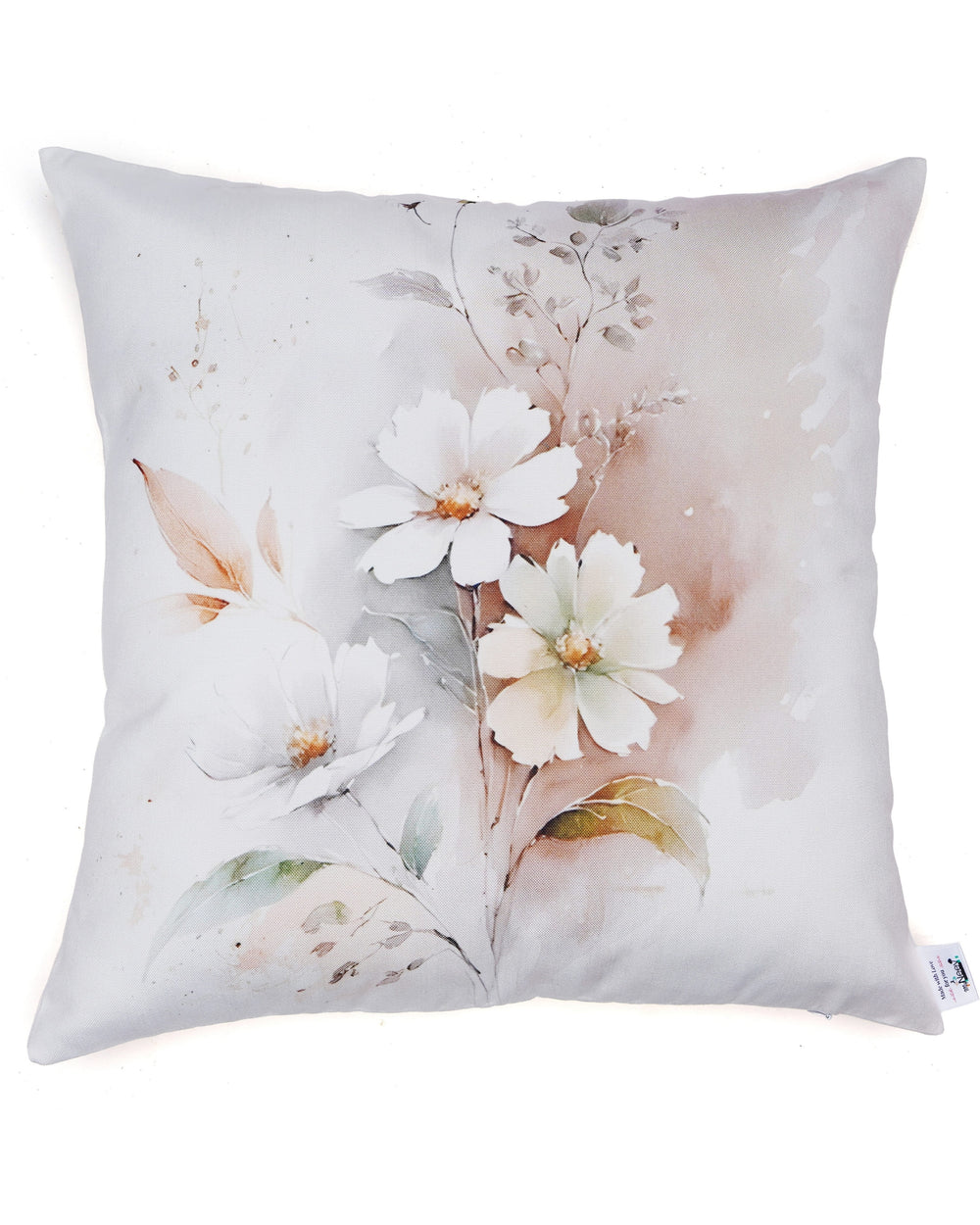Set Of 3 Digital Printed  Dupion Cushion Cover