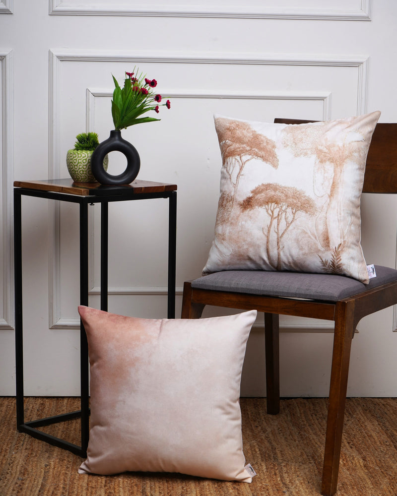 Set Of 3 Digital Printed & Embroidered Cushion Cushion Cover