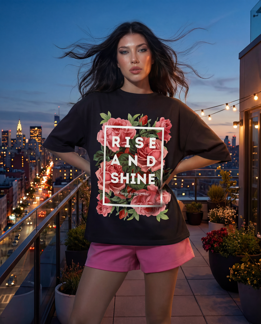 Women Printed Oversized T-shirts