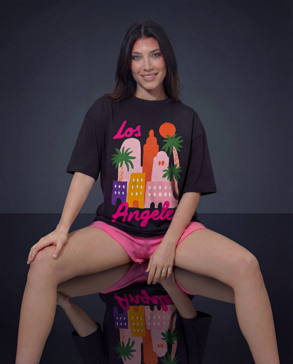 Women Printed Oversized T-shirts