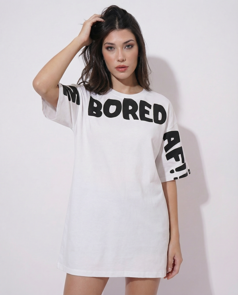 Women Printed Oversized T-shirts