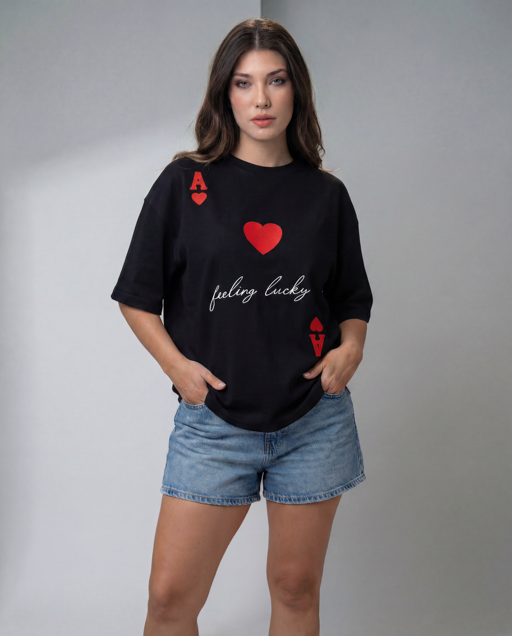 Women Printed Oversized T-shirts