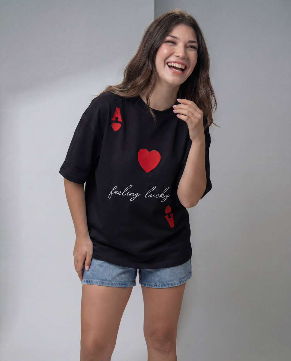 Women Printed Oversized T-shirts