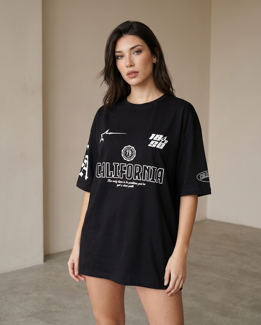 Women Printed Oversized T-shirts