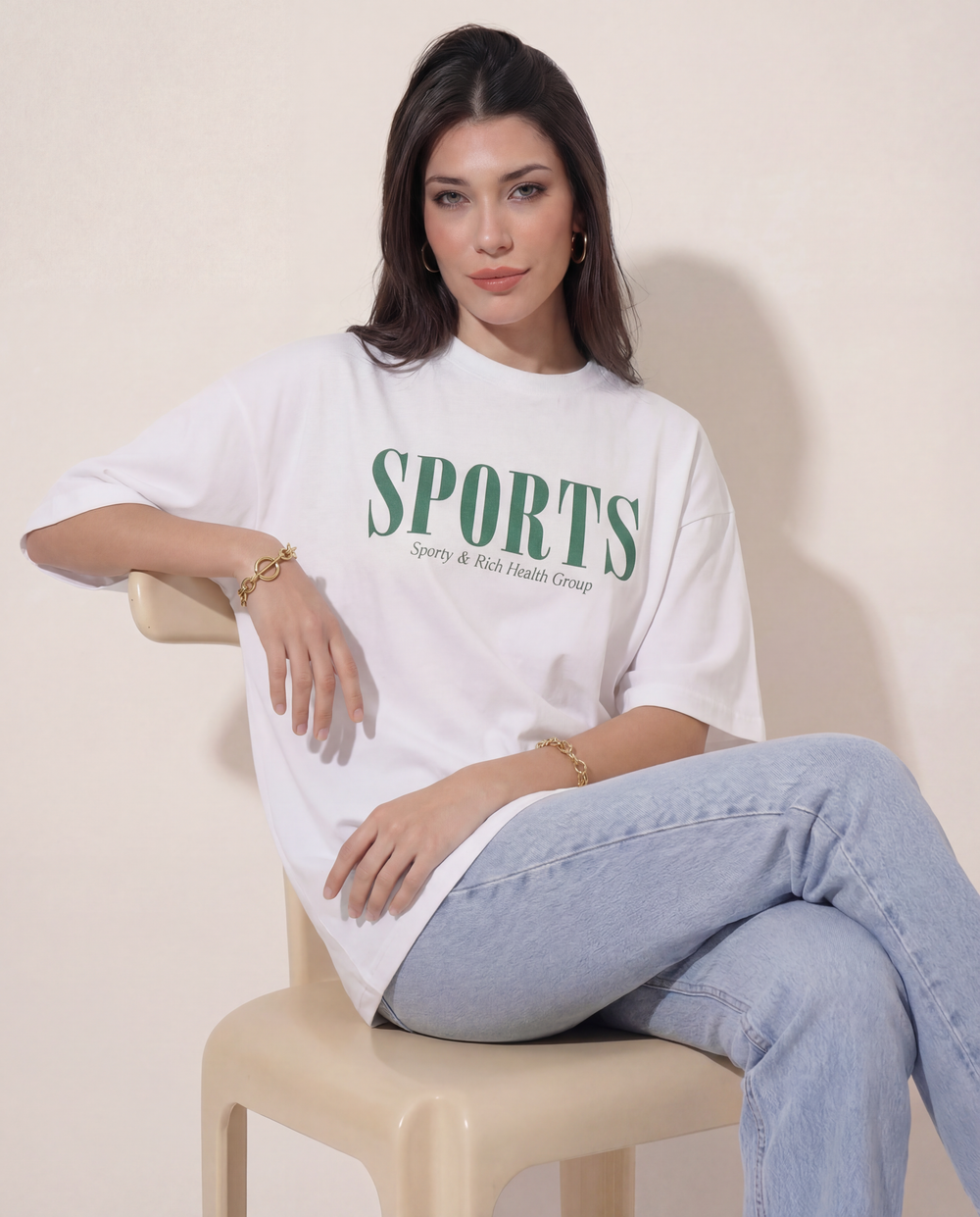 Women Printed Oversized T-shirts