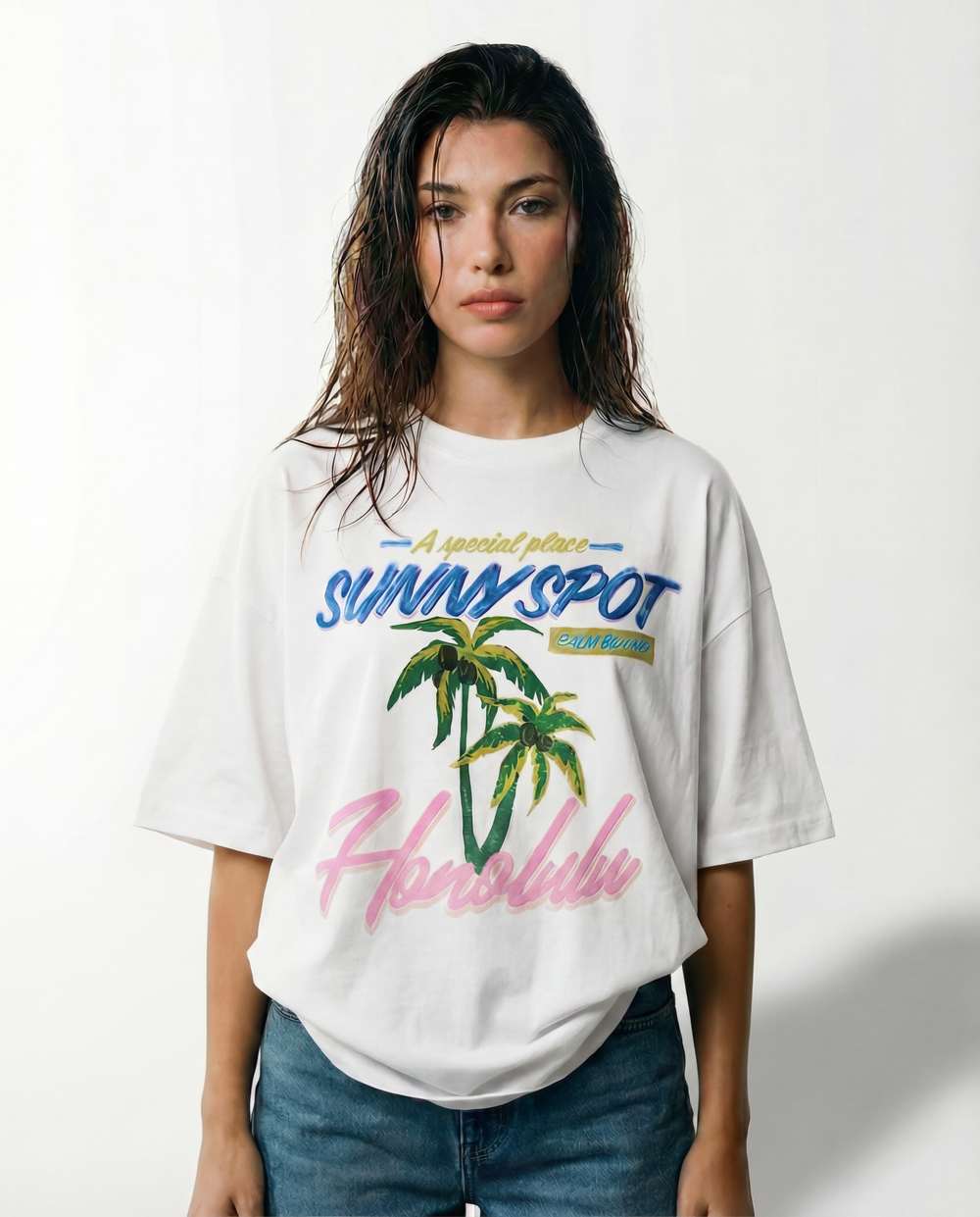 Women Printed Oversized T-shirts