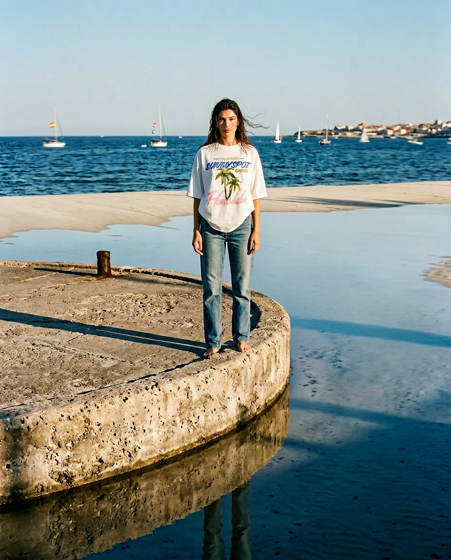 Women Printed Oversized T-shirts