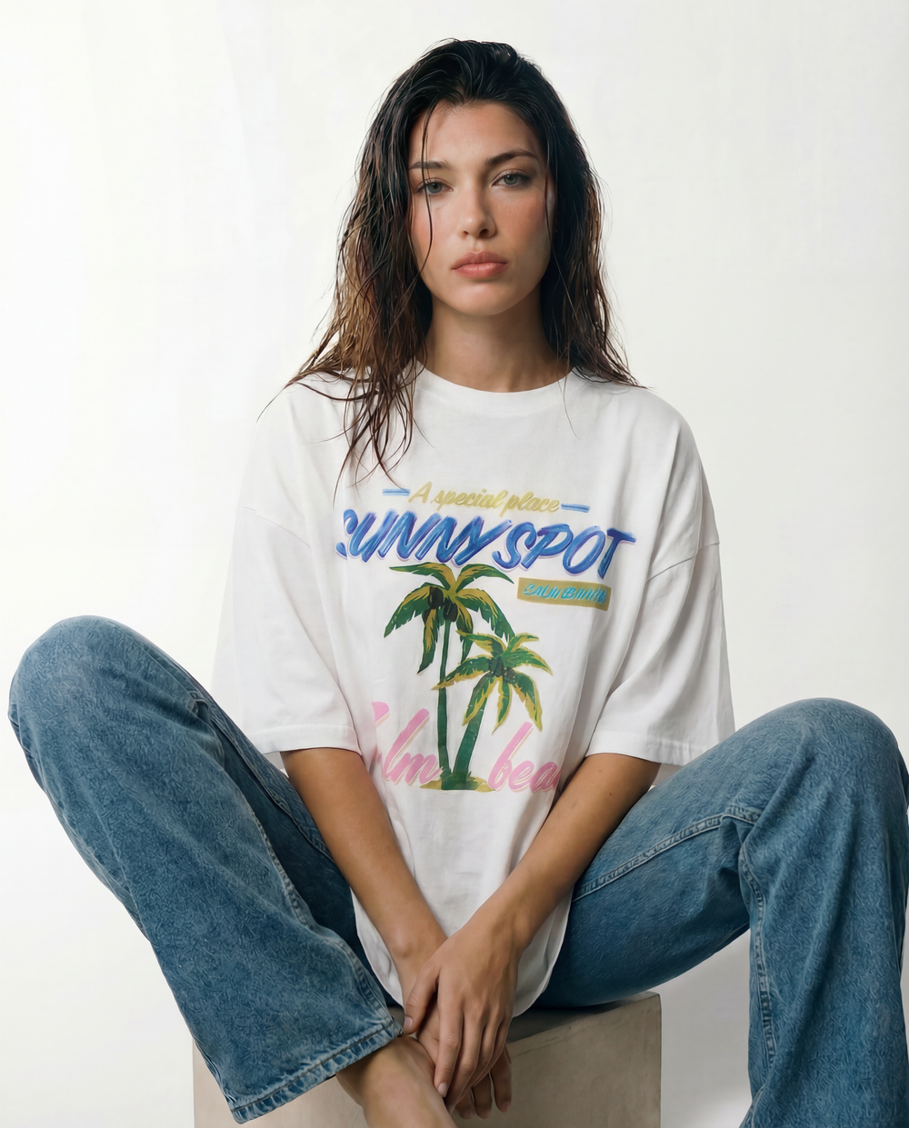 Women Printed Oversized T-shirts