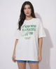 Woman Graphic Printed Cotton T-shirt
