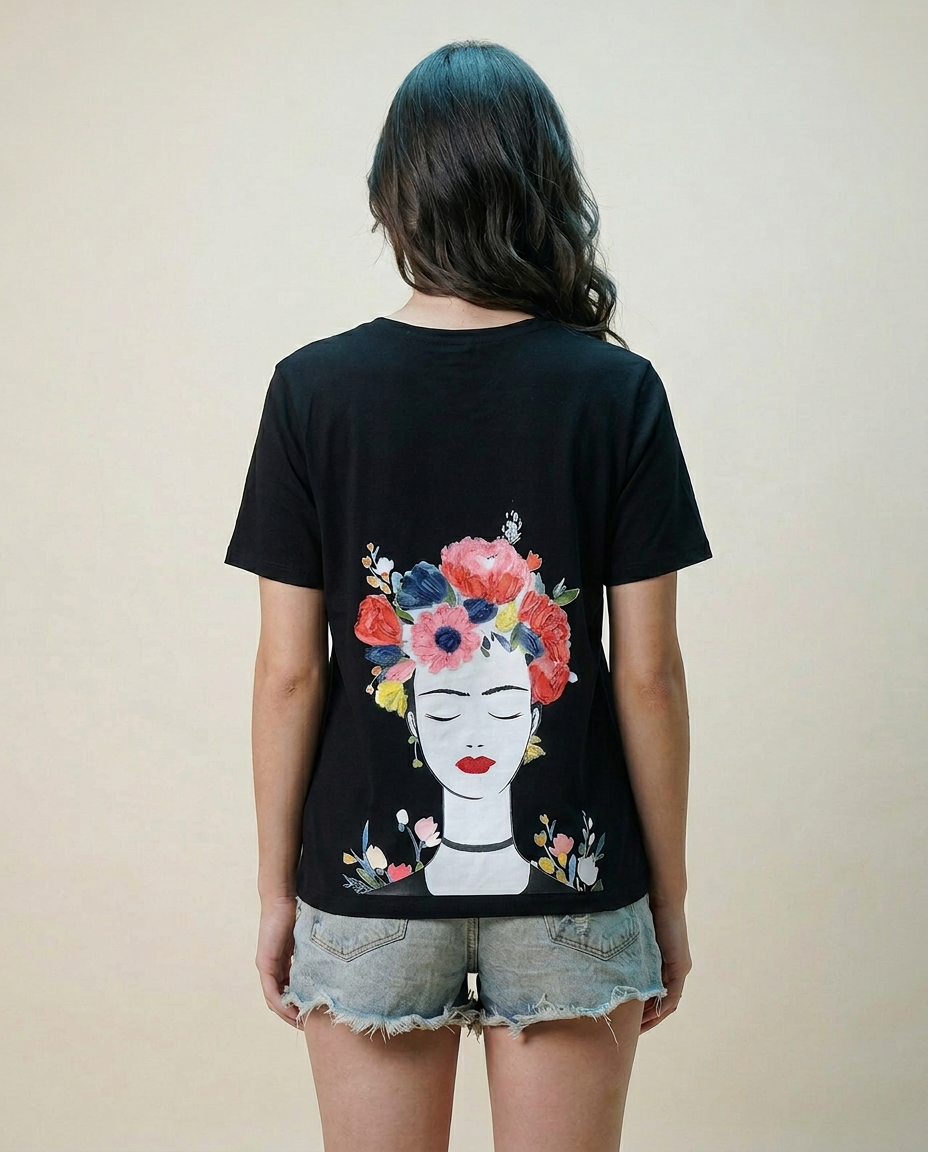 Women Printed Oversized T-shirts