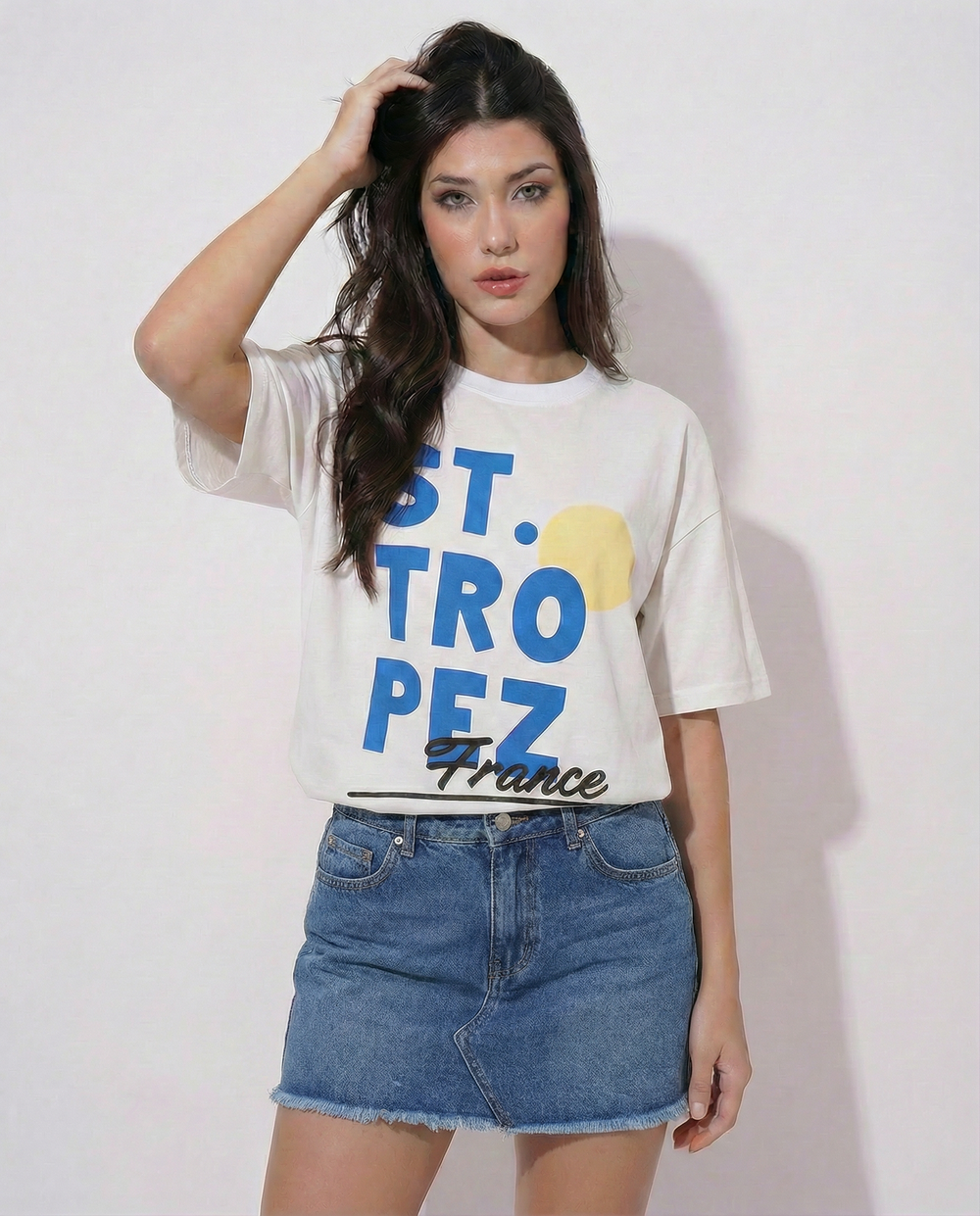 Women Printed Oversized T-shirts