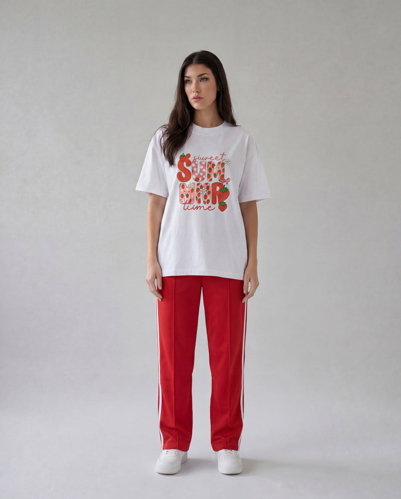 Woman SUMMUR Printed Cotton T-Shirt