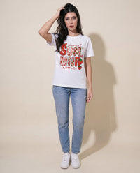 Woman SUMMUR Printed Cotton T-Shirt