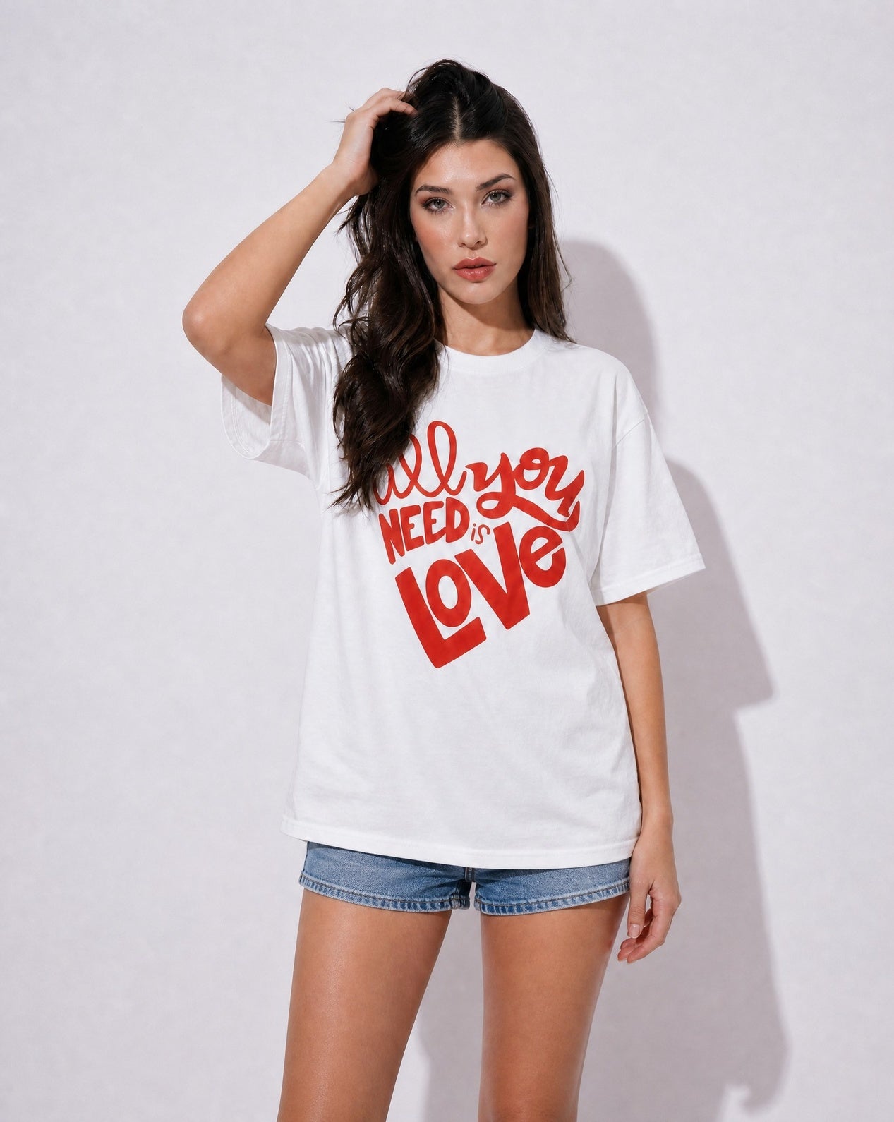 All Need You Love Printed T-Shirt