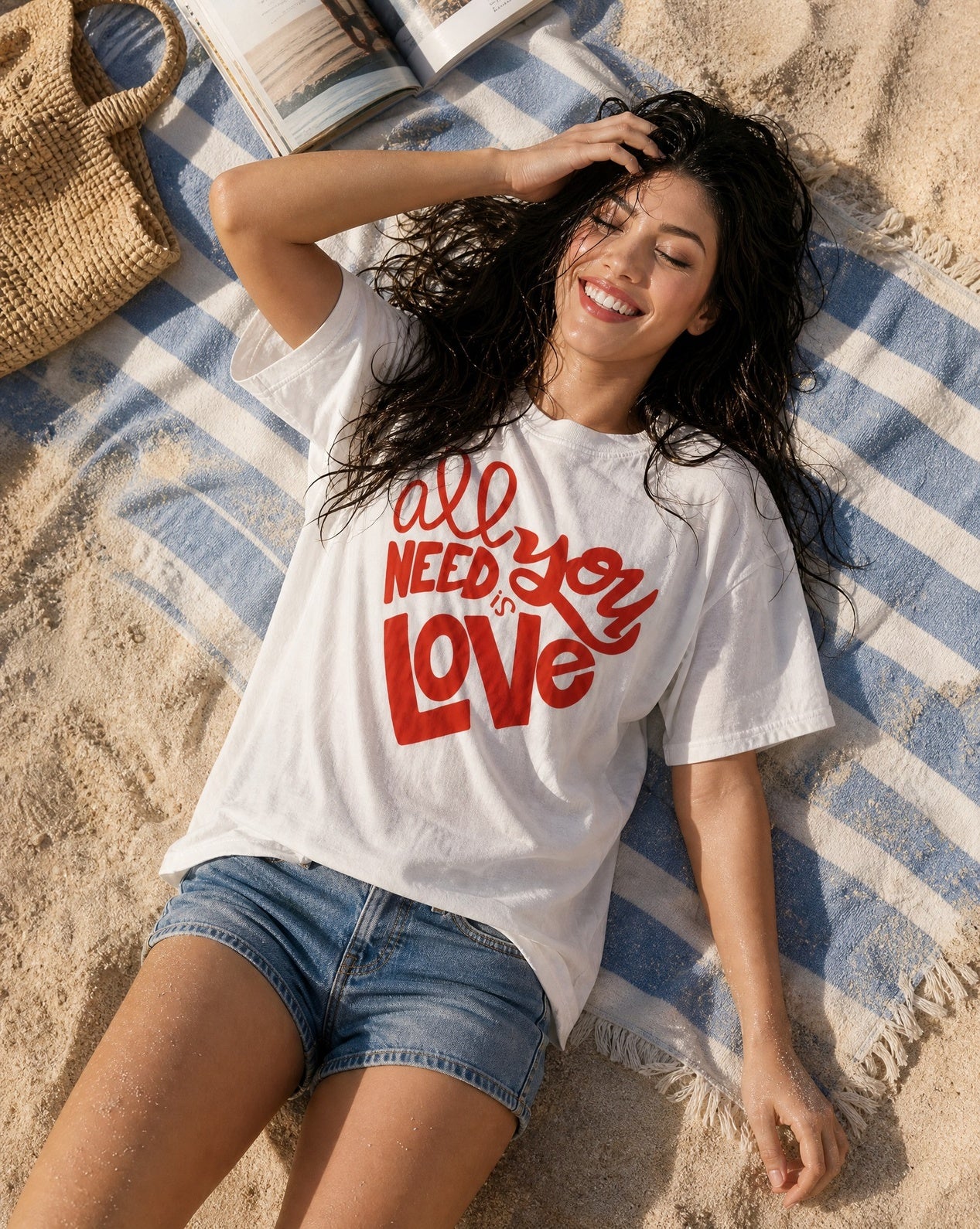 All Need You Love Printed T-Shirt