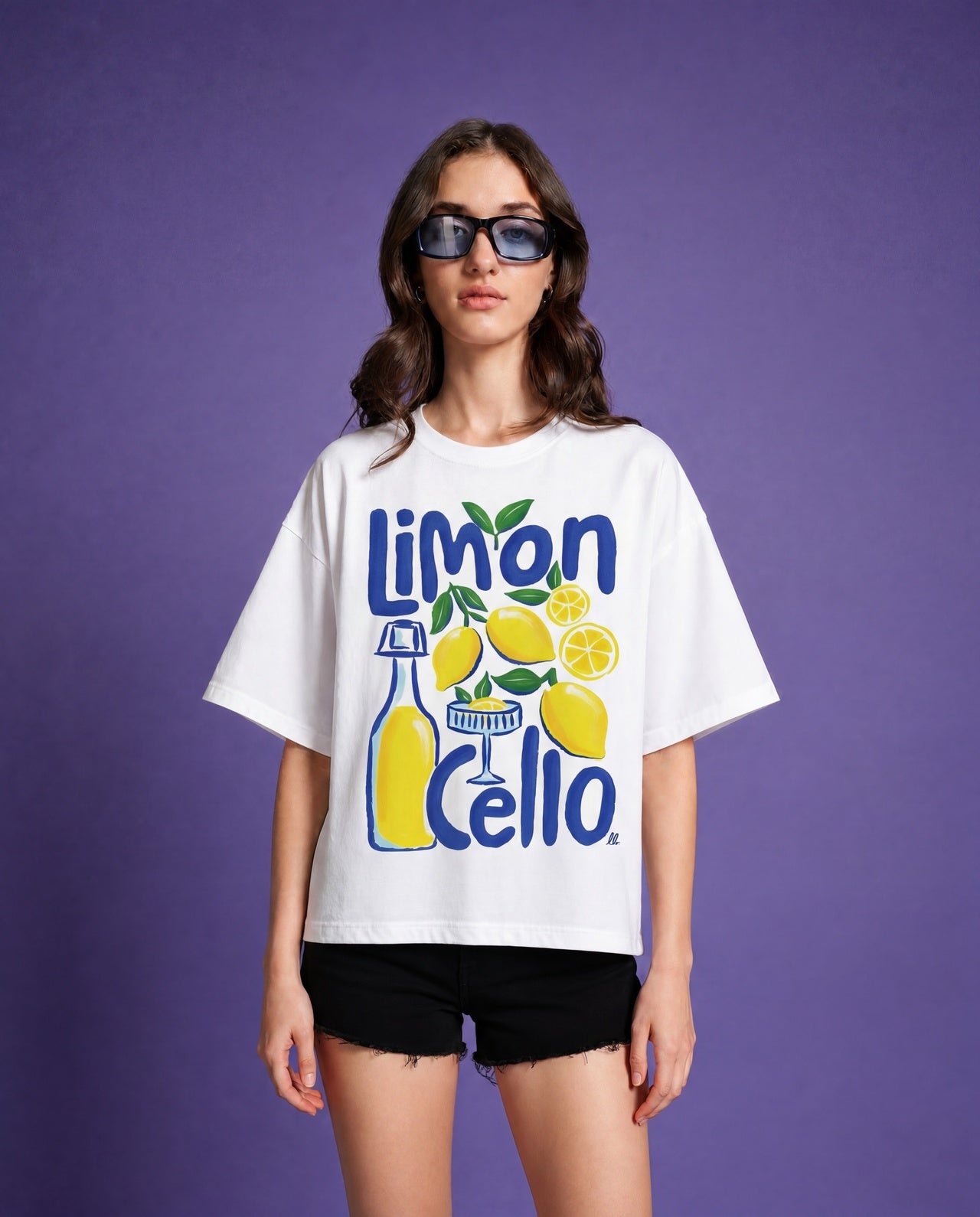Limon Cello Printed  Woman T-Shirt