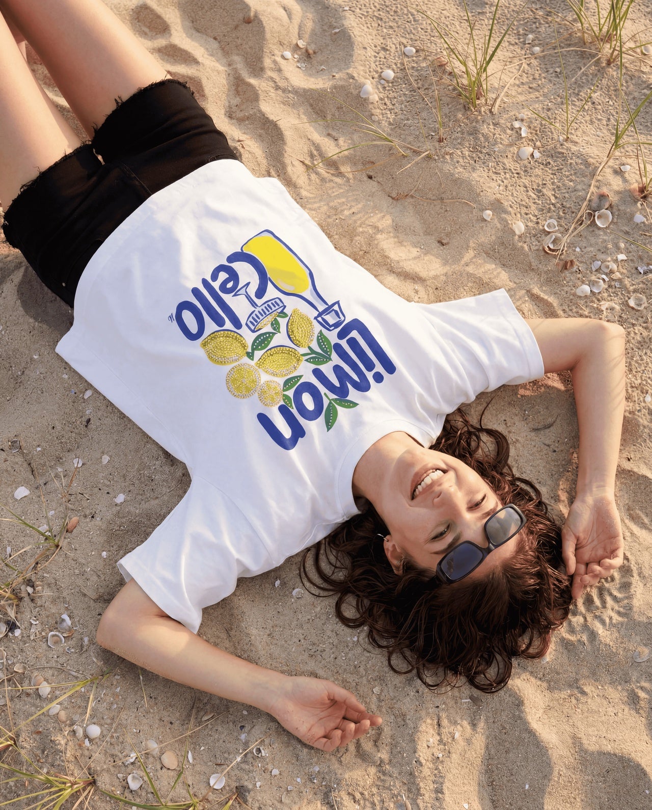 Limon Cello Printed  Woman T-Shirt