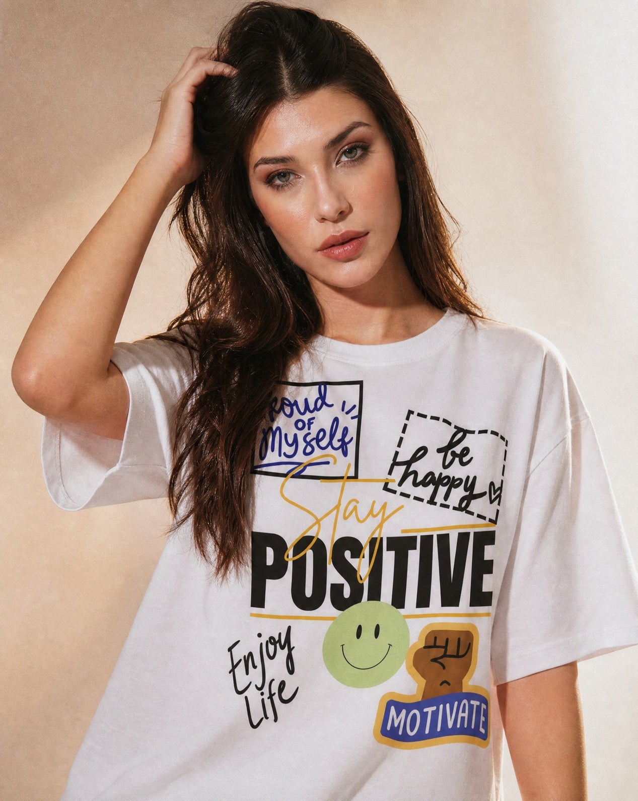 POSITIVE Printed T-Shirt