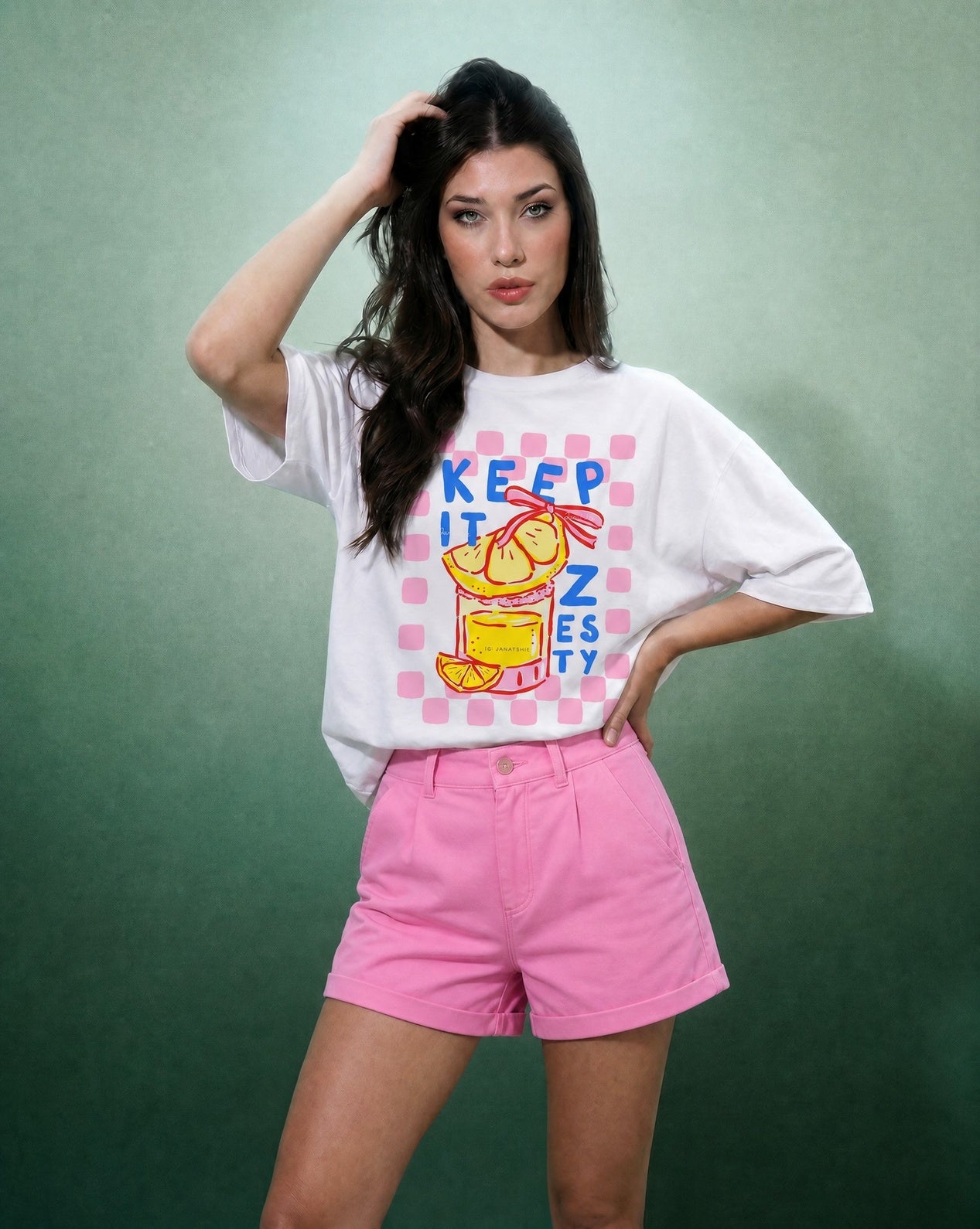 KEEP IT ZESTY Printed T-Shirt