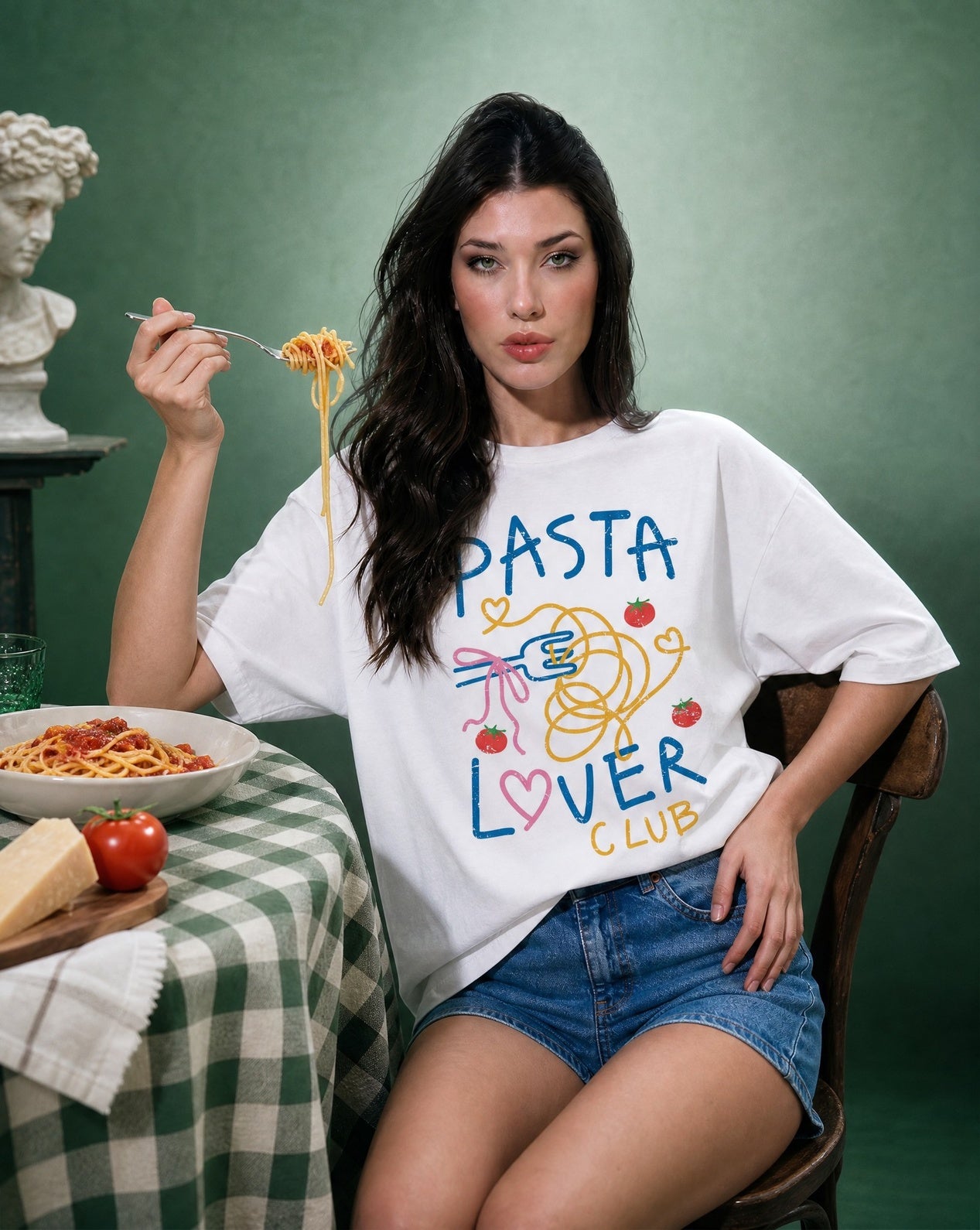 PASTA LOVER Printed T-Shirt