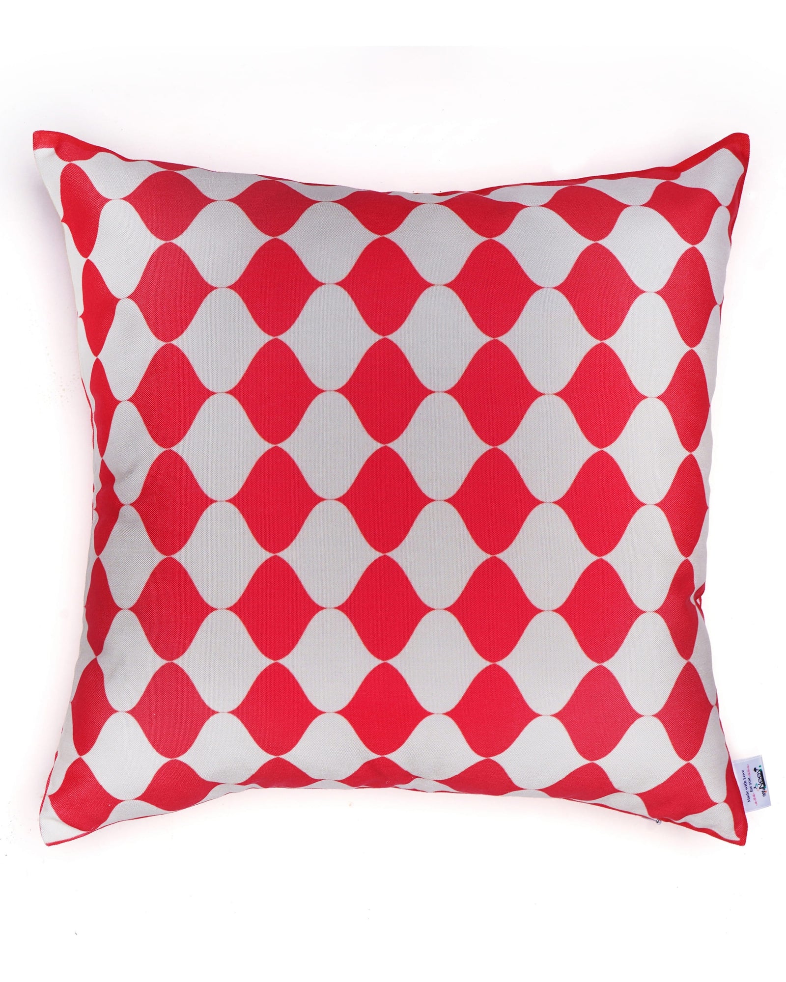 Set Of 3 Digital Printed Abstract Design Cushion Cover