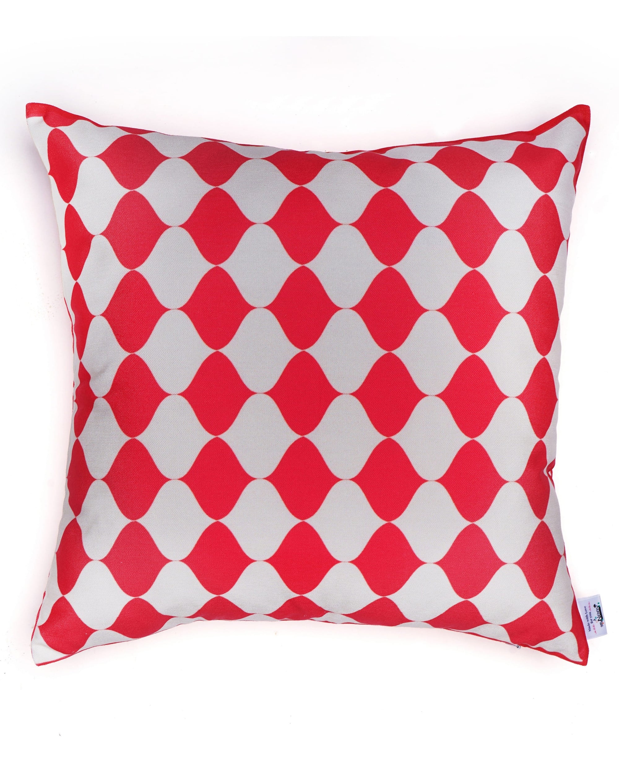 Set Of 3 Digital Printed Abstract Design Cushion Cover