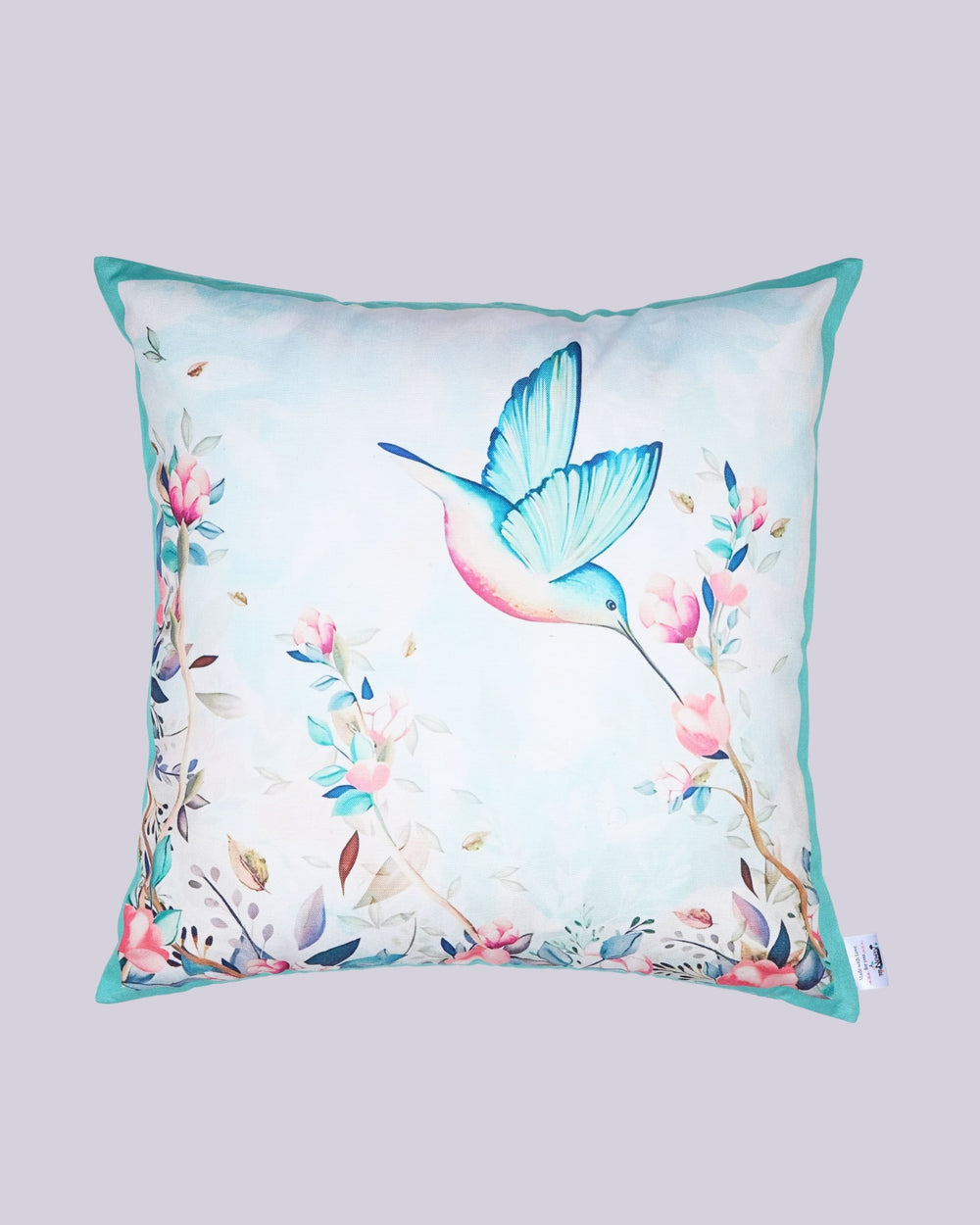 Set Of 3 Digital Printed Leaf Design Cushion Cover