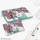 ''Bohemian Girl'' Canvas Laptop Sleeve With Pouch