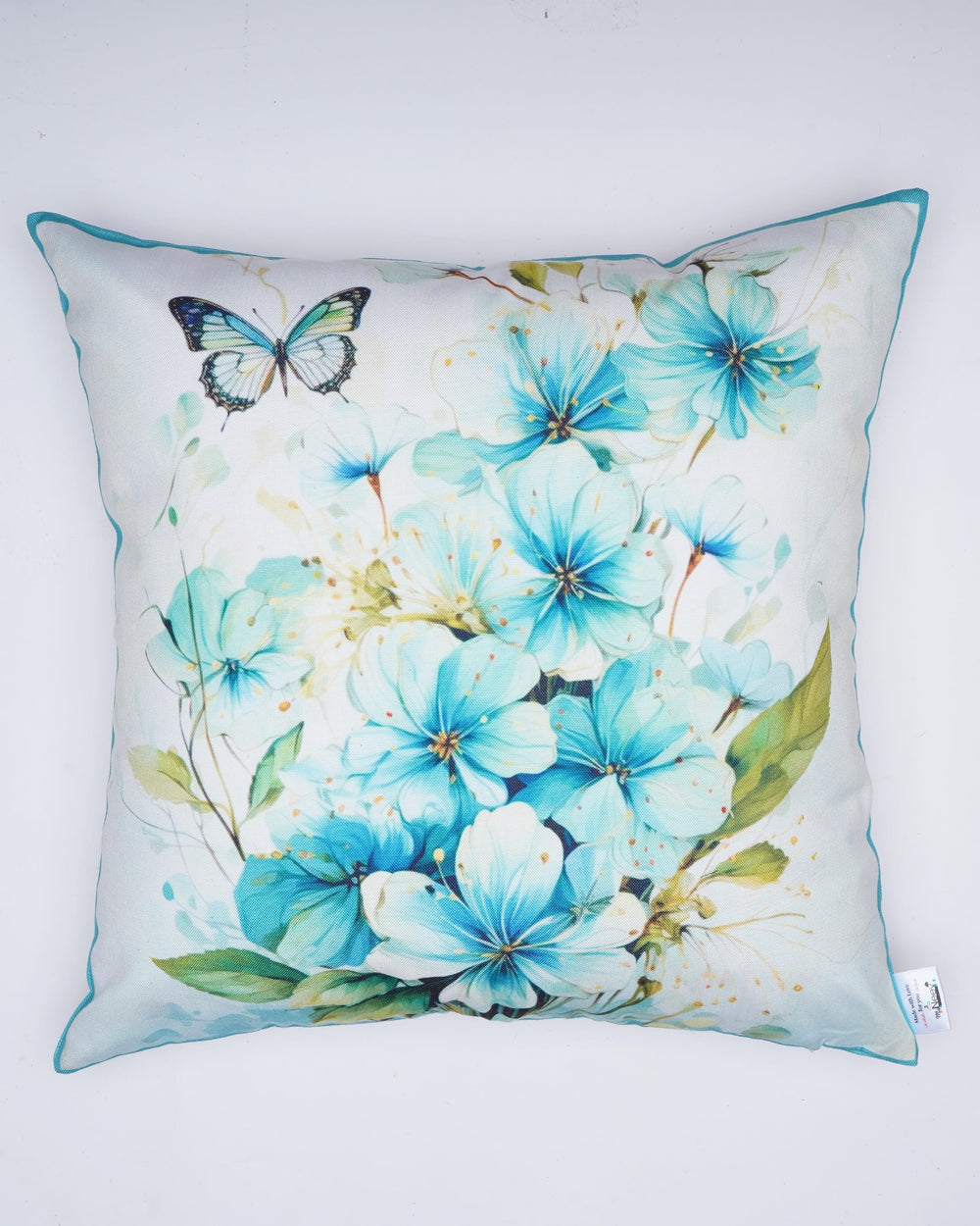 Set Of 3 Digital Printed Flower Cushion Cover