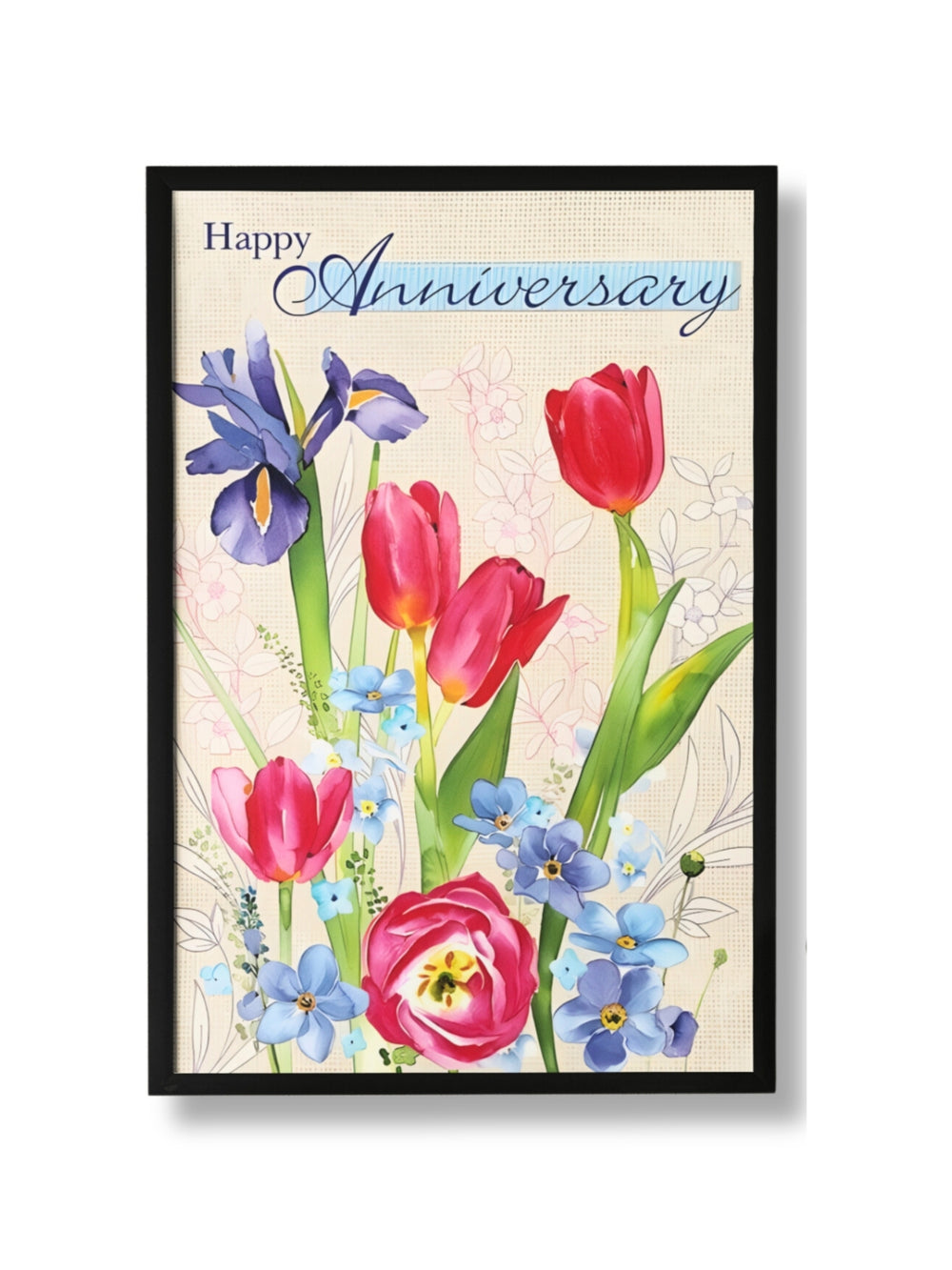 Canvas Fabric, Synthetic Wood, Acrylic Glass Frame Perfect For Home Decor