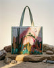 Cotton Printed Mt. Fuji Tote Bag
