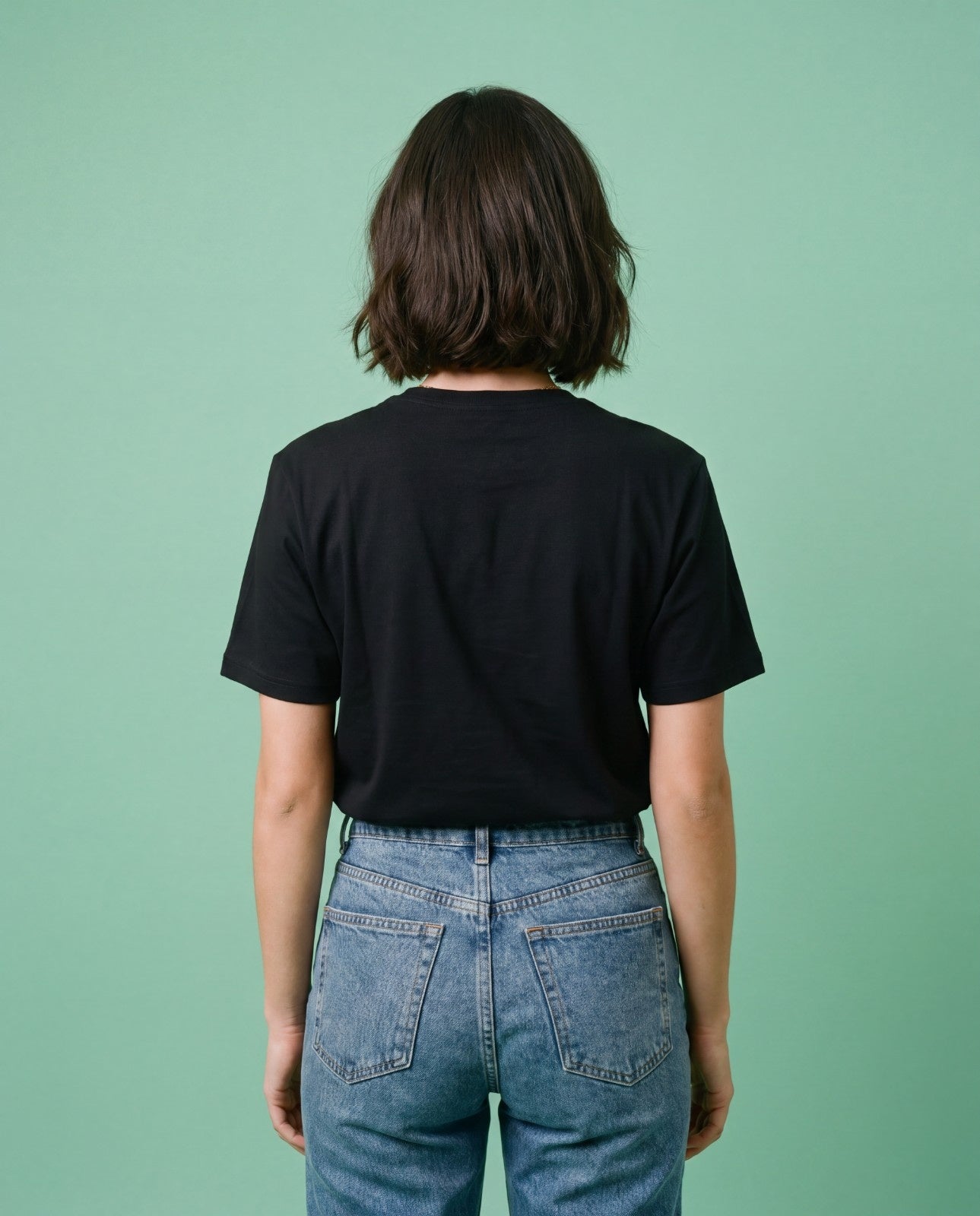 Women Solid Color Cotton T Shirt