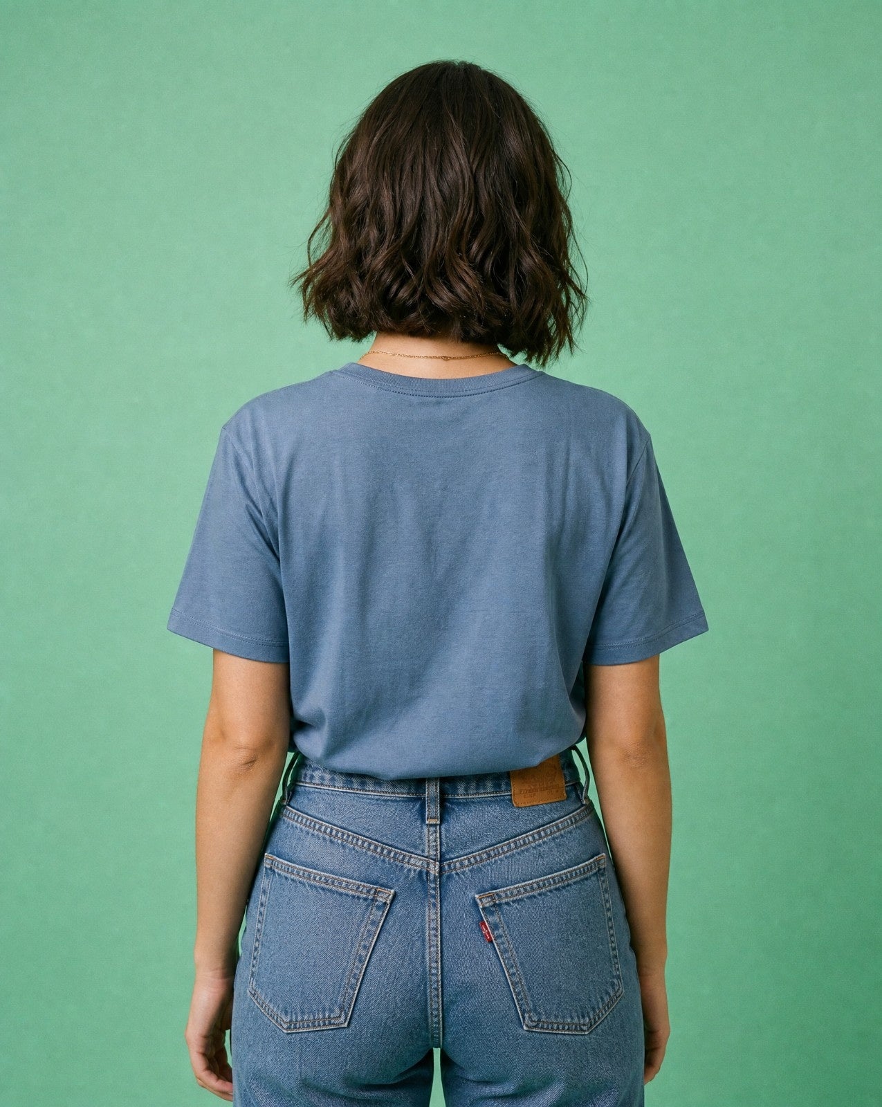 Women Solid Color Cotton T Shirt