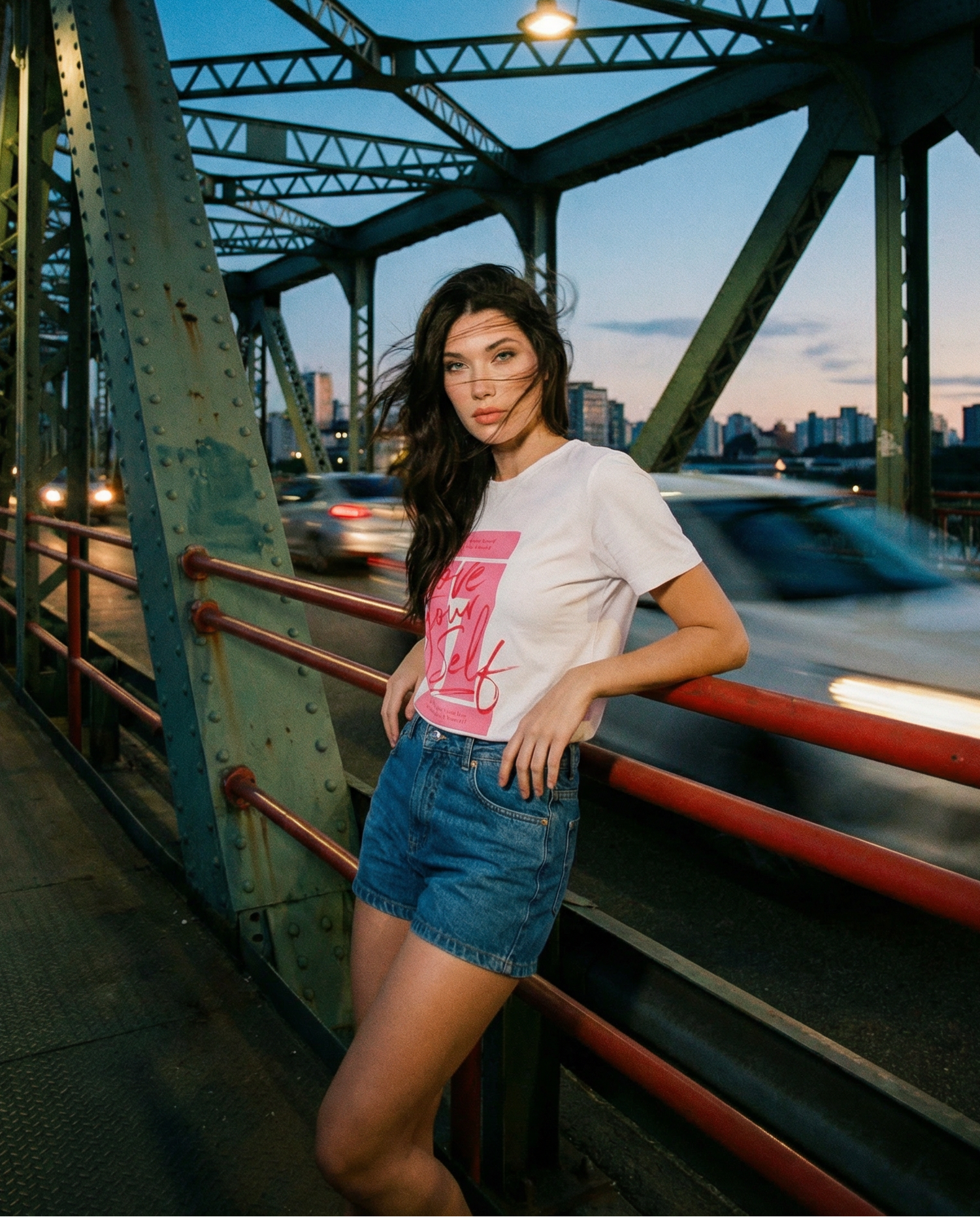 Woman Love Yourself Cotton Printed T-Shirt